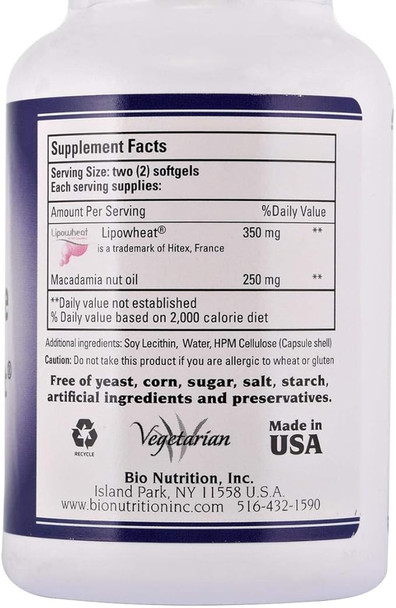 Bio Nutrition, Skinspire with Lipowheat, 60 softgels