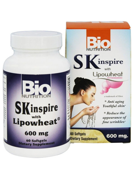 Bio Nutrition, Skinspire with Lipowheat, 60 softgels