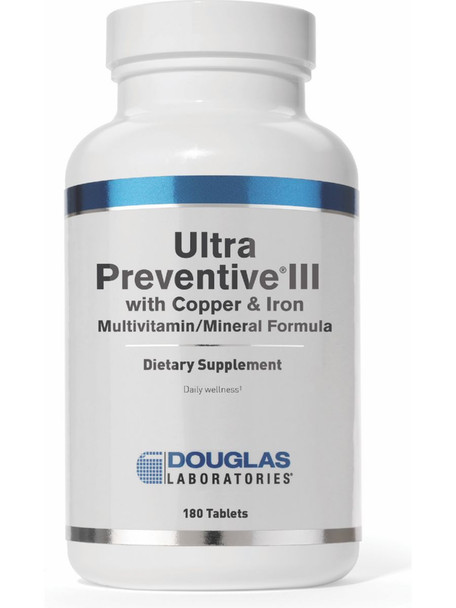 Douglas Labs - Ultra Preventive Iiiwith Cu And Fe - 180 Tabs