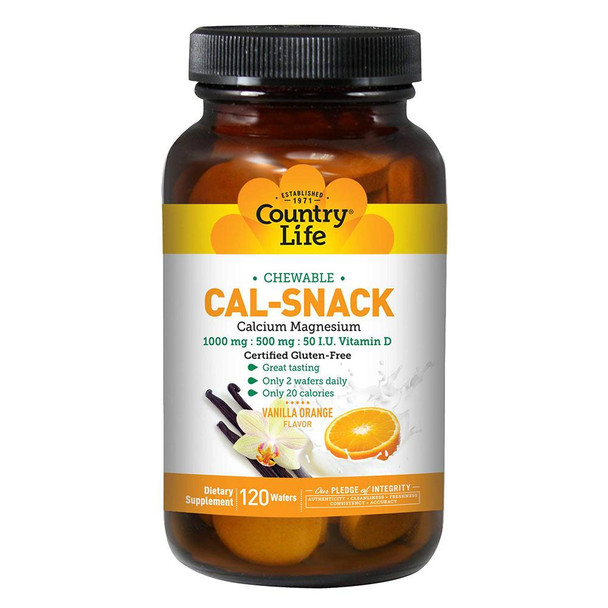 Country Life Cal-Snack w/ Magnesium 120 Wafers