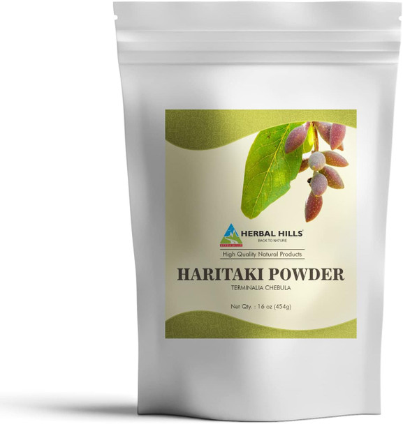 Herbal Hills Haritaki Powder Terminalia Chebula Inknut Harde 1 Pound / 16 Oz Pack Of 1