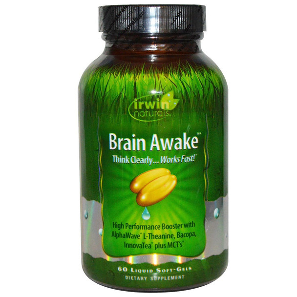 Irwin Naturals Brain Awake 60 Liquid Soft Gels