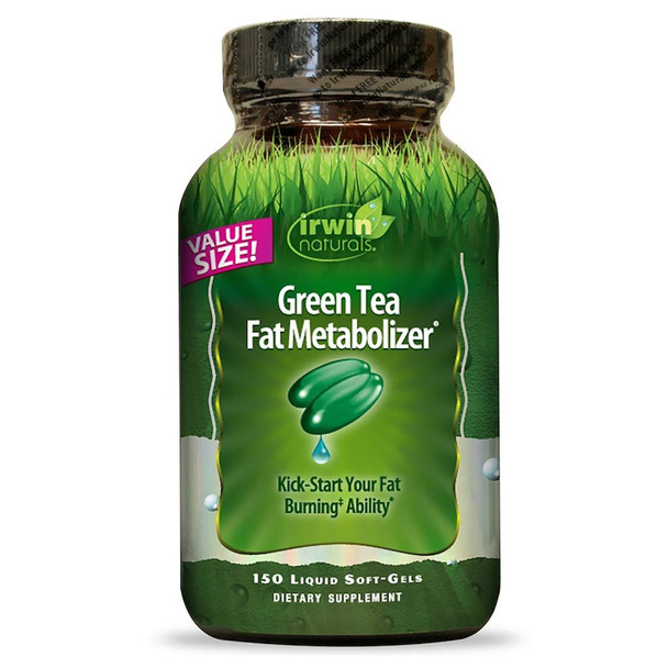 Irwin Naturals Green Tea Fat Metabolizer 150 Liquid Soft Gels