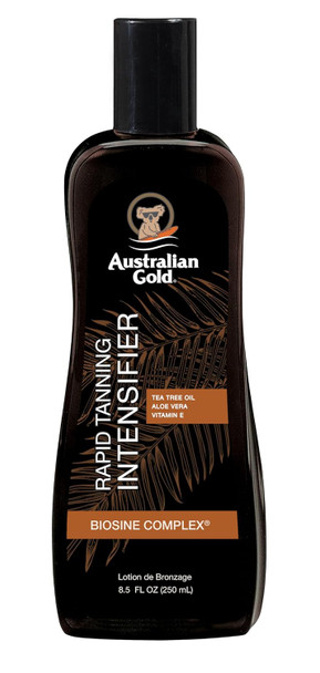 Australian Gold Rapid Tanning Intensifier Lotion 8.5 Fl Oz | With Tea Tree Oil And Aloe Vera | Vitamin E