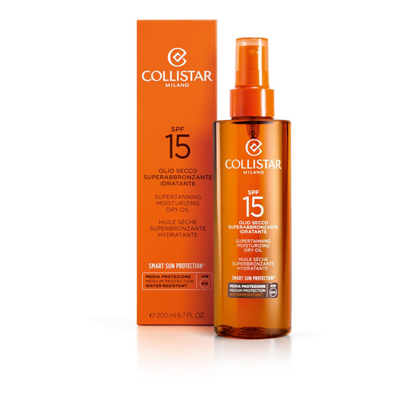 Collistar Speciale Abbronzatura Perfetta Olio Secco Superabbronzante Idratante 6.8Oz (200Ml) Spf15