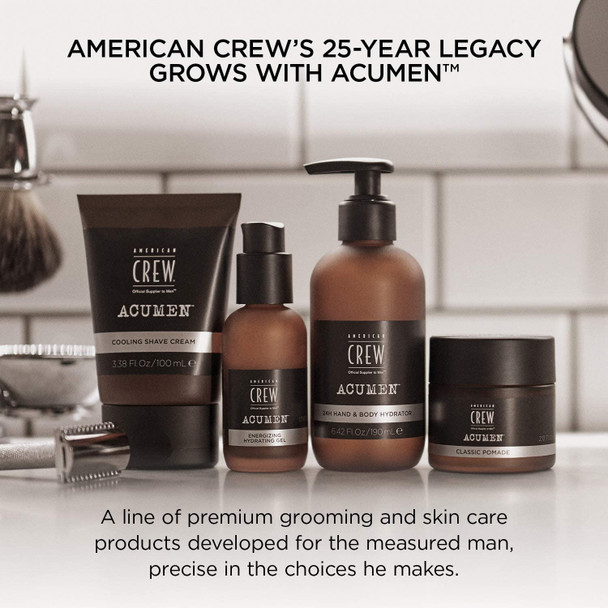 American Crew Acumen Energizing Hydrating Gel Travel Size 1.7 Oz (50Ml) - Pack Of 2