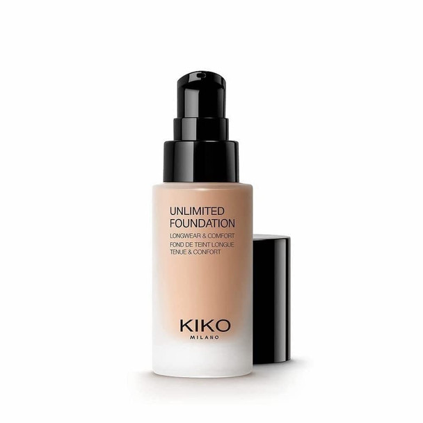 Kiko - New Unlimited Foundation 8.5N New Long-Lasting Liquid Foundation Kiko - New Unlimited Foundation 8.5N New Long-Lasting Liquid Foundation