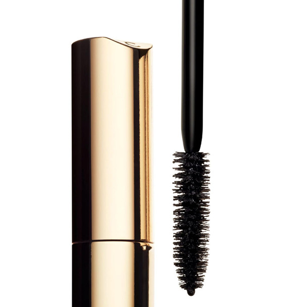 Clarins Supra Volume Mascara | Award-Winning | Volumizing And Lengthening | Double Volume Effect | Visibly Thickens And Smoothes Lashes | Clump-Free And Smudge-Proof | Long-Wearing | 0.2 Ounces