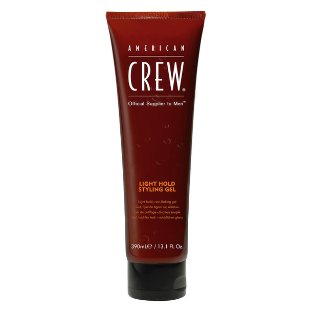 American Crew Men'S Hair Gel Light Hold Non-Flaking Styling Gel 13.1 Fl Oz & Men'S Hair Spray Variable Hold Grooming Spray 8.45 Fl Oz