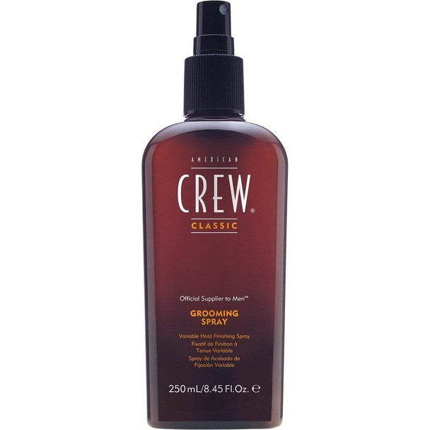 American Crew Men'S Hair Gel Light Hold Non-Flaking Styling Gel 13.1 Fl Oz & Men'S Hair Spray Variable Hold Grooming Spray 8.45 Fl Oz
