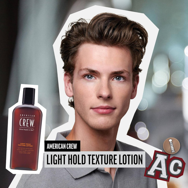 American Crew Men'S Hair Texture Lotion Like Hair Gel With Light Hold With Low Shine 8.4 Fl Oz