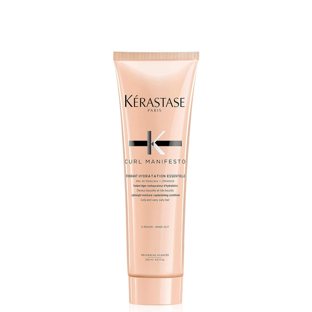 Kerastase Curl Manifesto Hydratation Essentielle Conditioner | Lightweight Conditioner | Detangles Smooths & Prevents Frizz | For All Wavy Curly Very Curly & Coily Hair | 8.5 Fl Oz