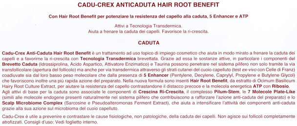 Crescina Cadu-Crex Rapid-Intensive Cadu-Crex Rapid-Intensive Serious Hair Loss Woman Hair Growth 20 Vials Crescina Cadu-Crex Rapid-Intensive Cadu-Crex Rapid-Intensive Serious Hair Loss Woman Hair Growth 20 Vials