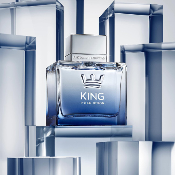 Antonio Banderas Perfumes - King Of Seduction - Eau De Toilette For Men - Long Lasting - Masculine Intense And Energetic Fragrance - Bergamot And Apple Notes - Ideal For Day Wear - 1.7 Fl Oz
