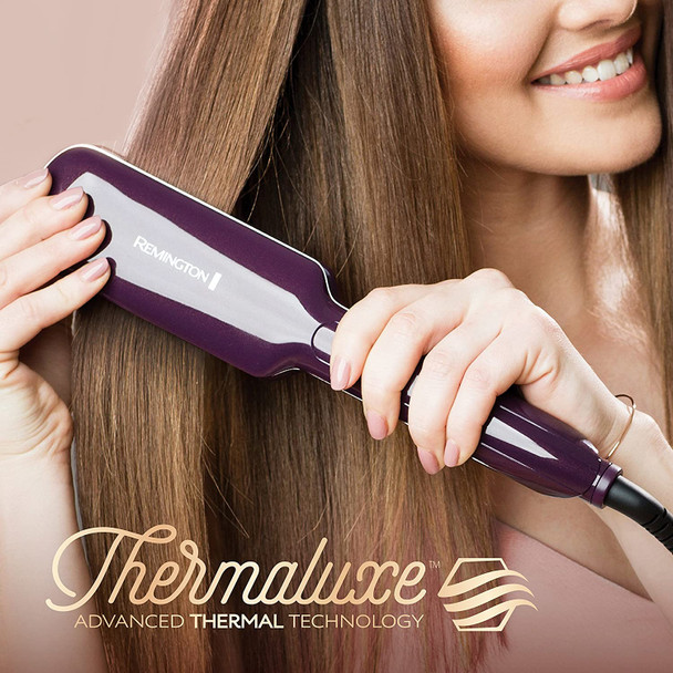 Remington 2' Flat Iron with Thermaluxe Advanced Thermal Technology, Purple, S9130S