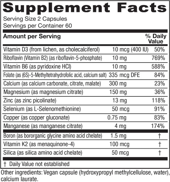 Vitanica OsteoBlend Bone Support Vegan 120 Capsules