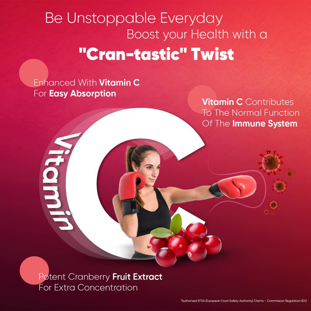 ‎Weightworld Cranberry Capsules High Strength 50000mg per 2 Capsules - 180 Vegan Capsules with Vitamin C - Alternative to Cranberry Tablets - Easy to Swallow - Concentrated Cranberry Supplements for Women & Men