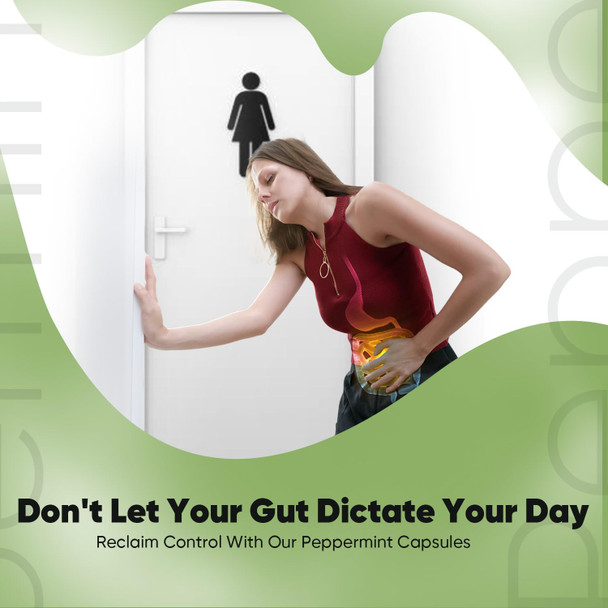 ‎Weightworld Peppermint Oil Capsules 200mg - 1 Year Supply (365 Softgels) - Easy to Digest & Fast Acting Softgels - High Strength Peppermint Oil (Not Peppermint Tablets) - Natural Peppermint Oil Supplement