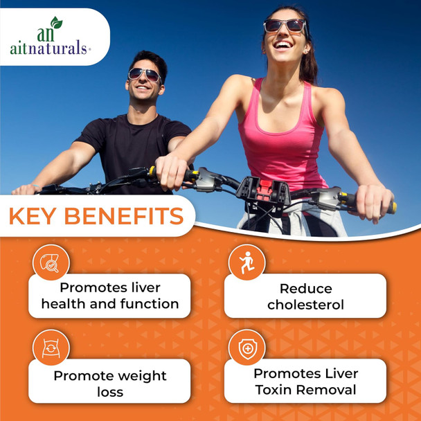 Aitnaturals Milk Thistle 1000mg - 50 Softgels Supports Healthy digestion Enhanced Liver Health Detoxification & Weight Management Boost Immune System Antioxidant Support & Toxin Removal | Non-GMO