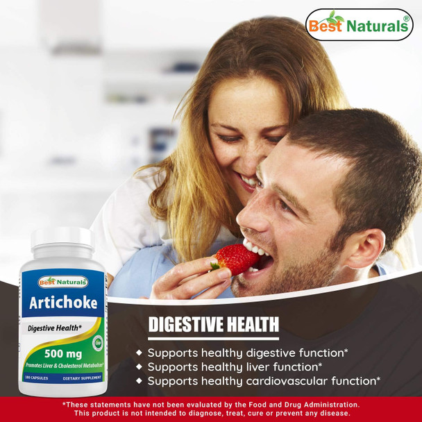 Best Naturals Artichoke Extract 10000 mg & Magnesium Glycinate 425 mg
