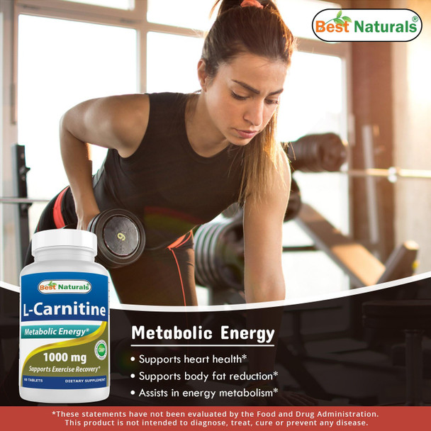 Best Naturals L-Carnitine 1000mg & L-Glutamine 1000mg