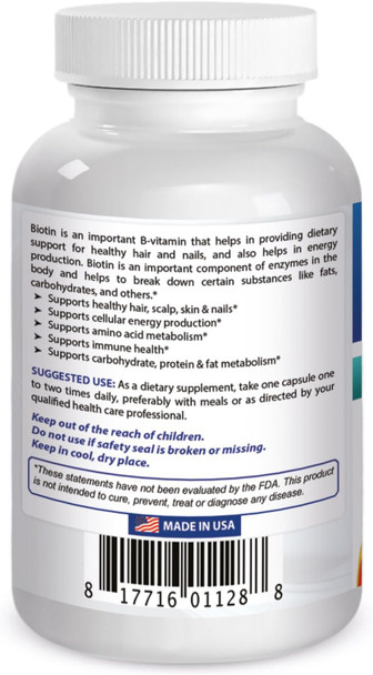 Best Naturals Maximum Potency Biotin 10000 Mcg For Healthier And Longer Hair Growth Support Formula 200 Count Best Naturals Maximum Potency Biotin 10000 Mcg For Healthier And Longer Hair Growth Support Formula 200 Count