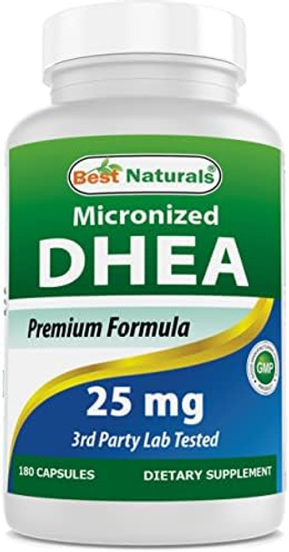 Best Naturals Micronized Dhea 25 Mg 180 Capsules