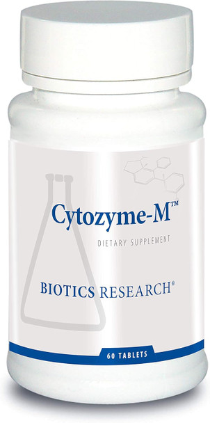 Biotics Research CytozymeM Male Glandular Combination Formula Male Hormone Support Healthy Endocrine Function SOD Catalase Potent Antioxidant Activity. 60 Tablets