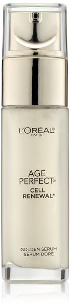 Skincare Age Perfect Cell Renewal Golden Face Serum, Anti-Aging Serum to Refine, Exfoliate and Replump Mature Dull Skin, 1 fl. oz.