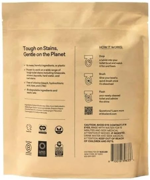 Blueland Toilet Bowl Cleaner Refills - Lemon Cedar - 30 tablets