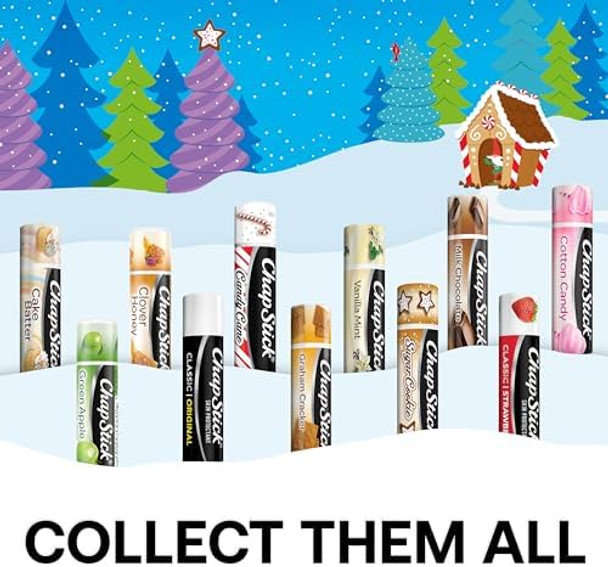 Chapstick 12 Days Of Holiday Advent Calendar Lip Balm Set - 0.15 Oz