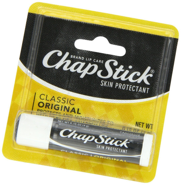 Chapstick Chapstk Regular Size .15 Ounce Regular .15 Ounce-12 Pack