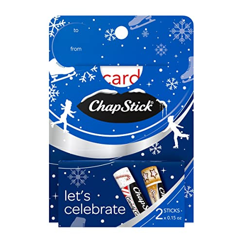 Chapstick Let’S Celebrate Holiday Lip Balm Card Holder - 0.15 Oz (Pack Of 2)