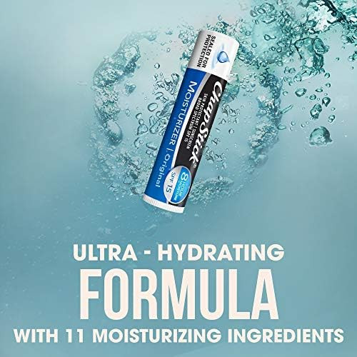 Chapstick Moisturizer 2-In-1 Lipcare Spf 15 Original – Sunscreen Lip Balm With Aloe Vera And Vitamin E 0.15 Oz Ea