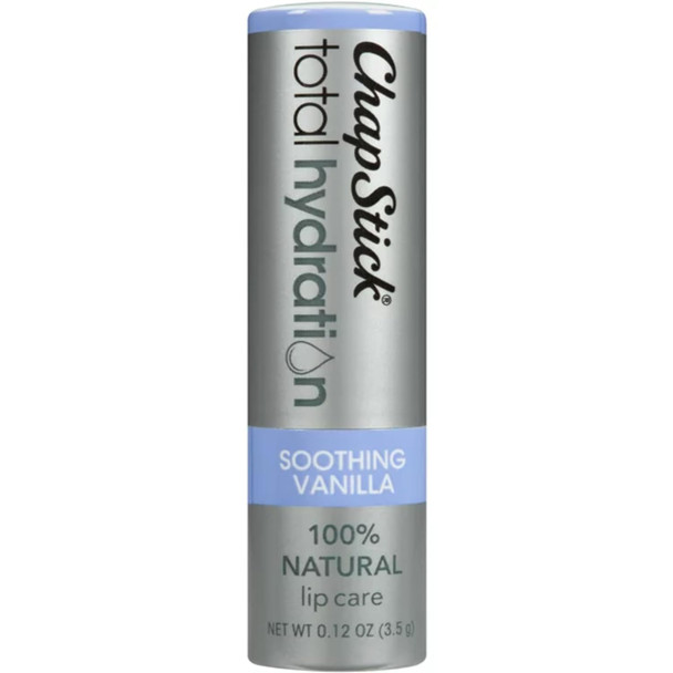 Chapstick Total Hydration Lip Care Soothing Vanilla - Pack of 2