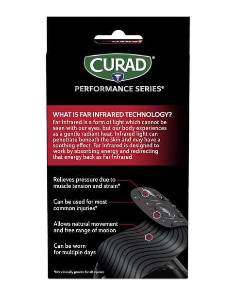 Curad Performance Series Far Infrared Kinesiology Tape Black