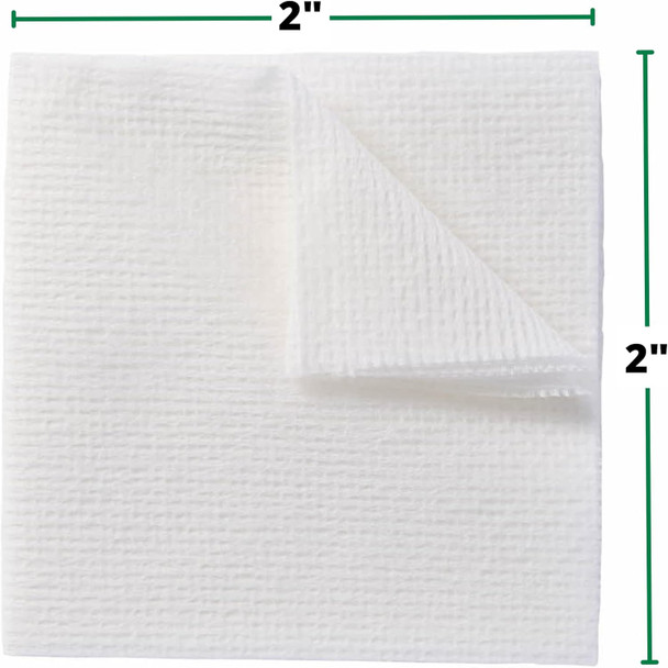 Curad SoothePLUS Gauze Pads with ARM & HAMMER Baking Soda 2" x 2" 25 count White