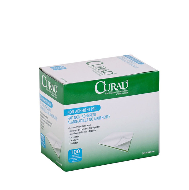 Curad Sterile Non-Adherent Dressing Pads 2" x 3" Perfect for Wound Care Pack of 1200