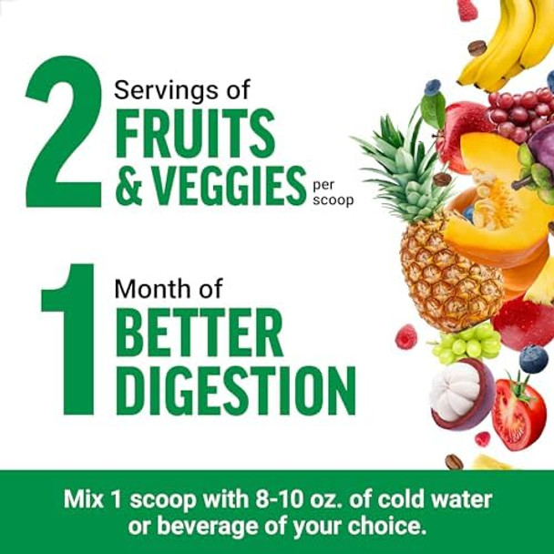 Force Factor Smarter Greens Superfoods + Energy Powder To Boost Energy & Support Digestion Gut Health Bloating Greens Powder With Digestive Enzymes Probiotics & Prebiotics Lemon Lime 30 Servings