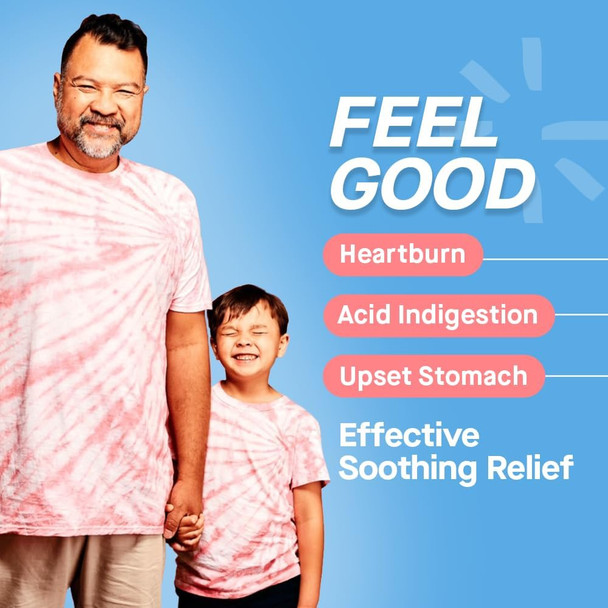 Genexa Antacid Maximum Strength Chewable Tablets | Calcium Carbonate Acid Reducer Relief for Heartburn Acid Indigestion & Upset Stomach | Delicious Organic Berry Flavor | 72 Tablets Genexa Antacid Maximum Strength Chewable Tablets | Calcium Carbonate Acid Reducer Relief for Heartburn Acid Indigestion & Upset Stomach | Delicious Organic Berry Flavor | 72 Tablets
