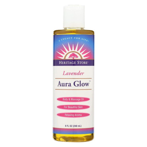 Heritage Store Aura Glow Lavender Scent 8 Fluid Ozs (240 ml)