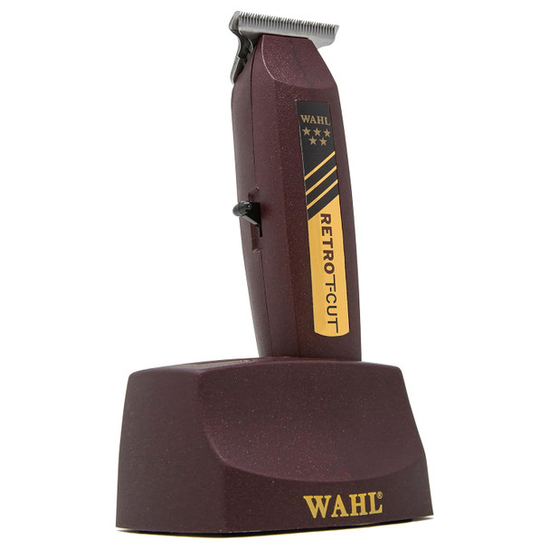 Wahl Professional 5-Star Cordless Retro T-Cut Trimmer with 60 Minute Run Time for Professional Barbers and Stylists - Model 8412