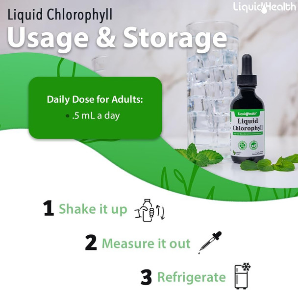 Liquidhealth Liquid Chlorophyll Drops & Complete Multiple Adult Daily Multivitamin Bundle - Internal Deodorizer Stop Bad Breath Reduce Appetite Immune Support Overall Health - Vegan Non-GMO