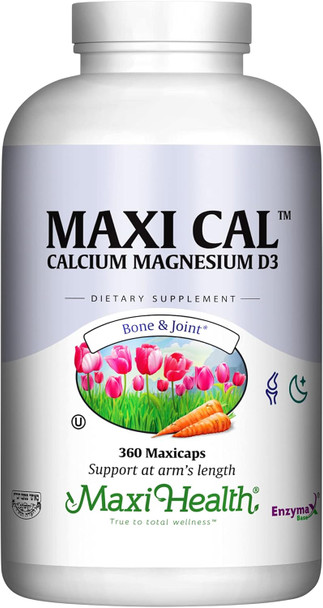 Maxi Health Calcium - with Vitamin D3 and Magnesium (360 Count)