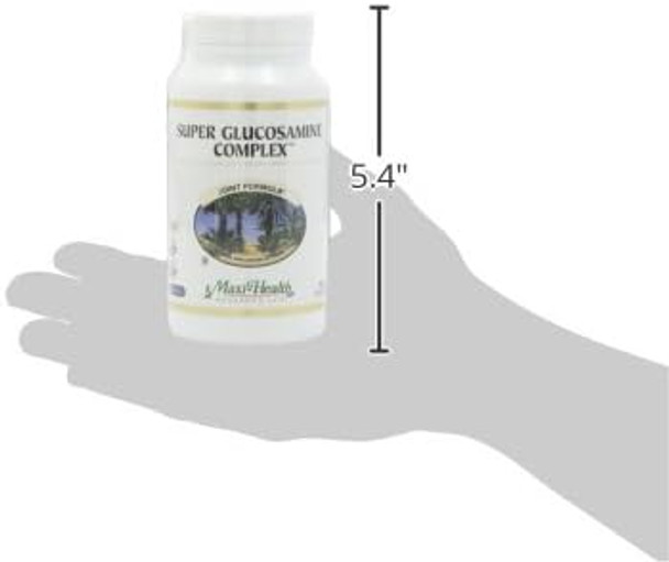Maxi Health Super Glucosamine Complex - Joint Formula - with MSM - 180 Capsules - Kosher