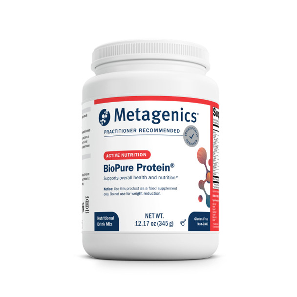 Metagenics BioPure Protein - Whey Protein Powder with Immunoglobulins - 16 g Protein - with Serine L-Histidine & Magnesium - Non-GMO & Gluten- - 12.17 oz
