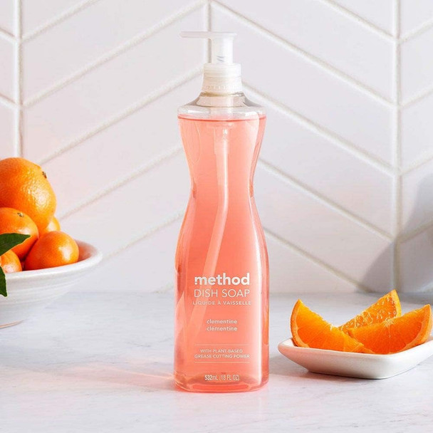 Method 00735 18 Oz Clementine Pump Dish Soap Method 00735 18 Oz Clementine Pump Dish Soap