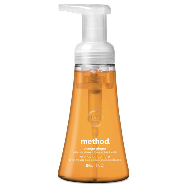 Method 01474EA Foaming Hand Wash Orange Ginger 10 oz Pump Bottle