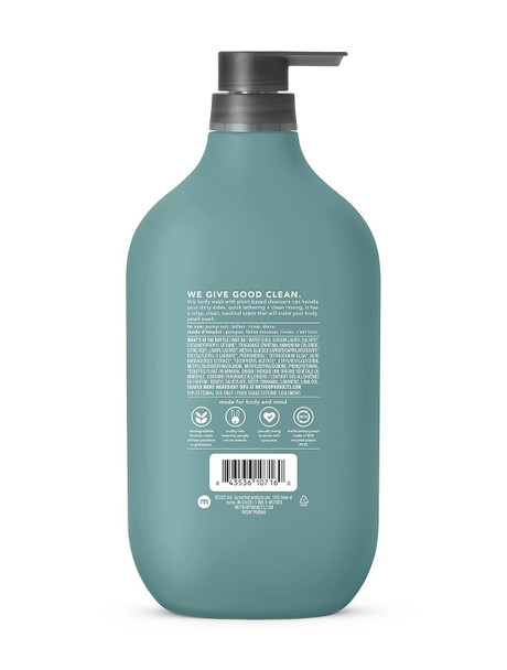 Method Body Wash; Sea + Surf; 28oz; 1 pack & Men Body Wash Glacier + Granite Paraben and Phthalate 28 FL Oz (Pack of 1)