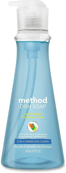 Method Dish Soap Sea Minerals Biodegradable Formula Tough on Grease 18 Fl Oz (Pack of 1)